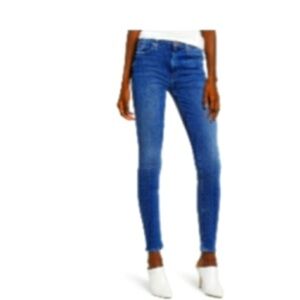 Mother High Rise Stretch Denim Jeans 24 ankle